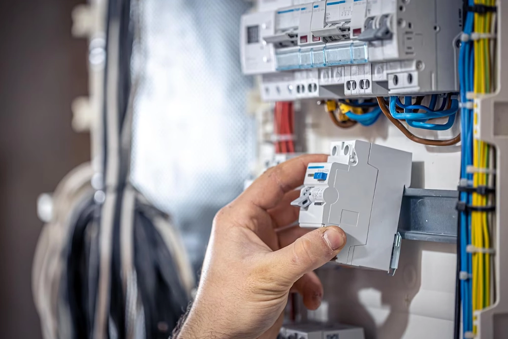Úprava odběrného místa – jističe a elektroměrový rozvaděč v Brně